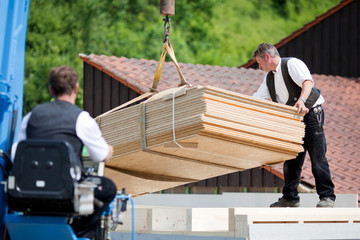 nachschub für den hausbau