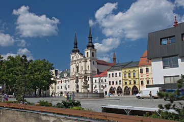 Fototapeta na wymiar Czech republic, Jihlava, square