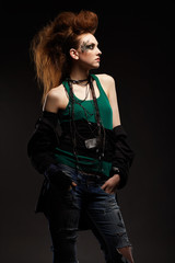 glam punk girl