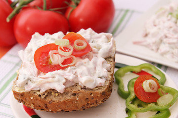Fleischsalatbrötchen