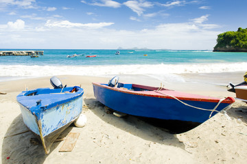 fishing boats, Sauteurs Bay, Grenada