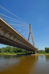 Syreny bridge in Warsaw