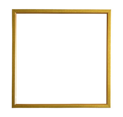 Modern thin gold picture frame