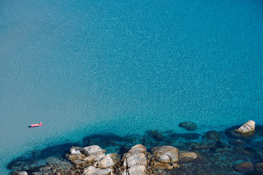 PORTO GIUNCO, VILLASIMIUS, SARDEGNA, ITALIA
