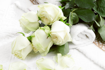 aromatherapy with roses