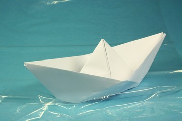 Obraz premium papierschiff