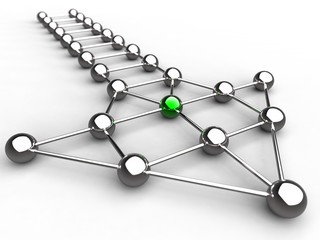 Netzwerk - gr&uuml;n