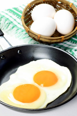 fried egg and egg
