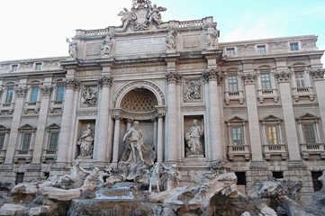 Fontana de Trevi en Roma
