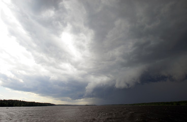 Fototapeta premium Landscape before a storm