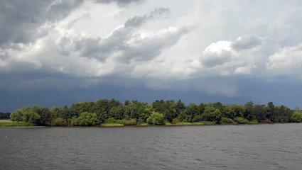 Landscape before a storm