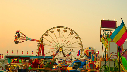 View of a local fair or festival