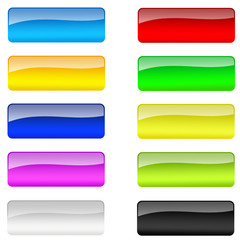 glossy button collection
