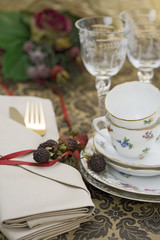 Herbstliches Tischgedeck