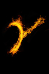 炎のアルファベット