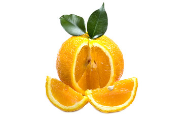 orange isolated on white