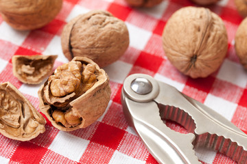 walnuts and nutcracker