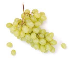 fresh green grapes