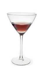 Red Cocktail in Martini glass