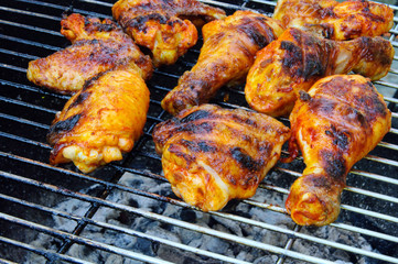 Grillen Hähnchen - grilling chicken 20