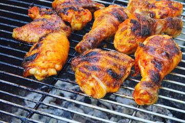 Grillen Hähnchen - grilling chicken 33