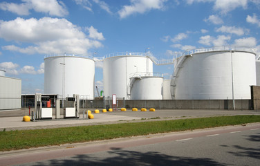 Large Oil Silo