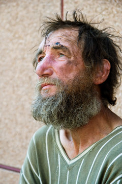 Homeless man.