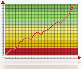 colored business graph