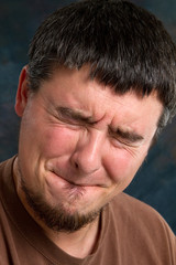 Obraz premium Pucker Faced Man