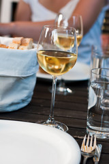 Summer outdoor dinner