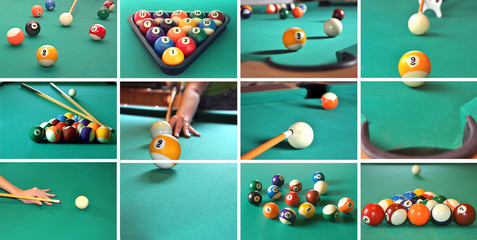 Billiard game concept