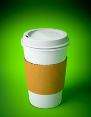 Disposable coffee cup