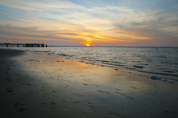 Coucher de soleil sur Arcachon