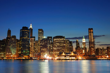 Fototapeta na wymiar Manhattan in New York City