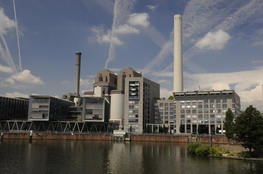 Heizkraftwerk in Frankfurt