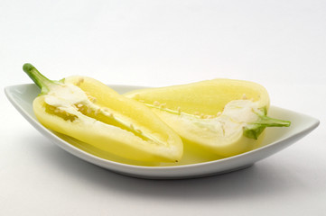 Halfs sweet peppers
