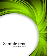 Vector abstract green background