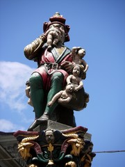 Kinderfresserbrunnenfigur, Bern Kornhausplatz