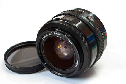 Zoom lens with filter