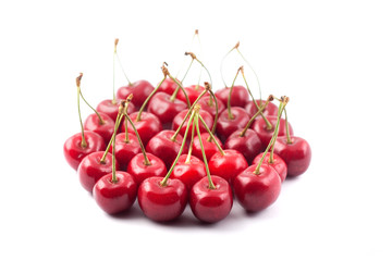 Obraz na płótnie Canvas Red cherries