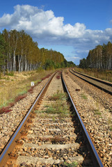 Obraz premium railway line