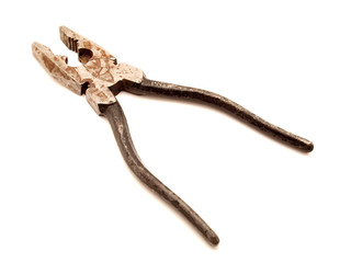 Old flat-nose pliers