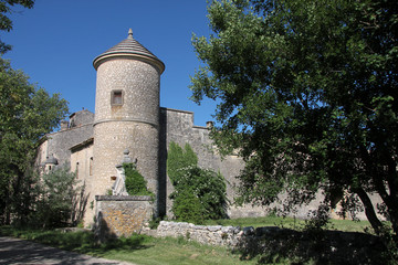Fototapeta na wymiar Chateau de Javon