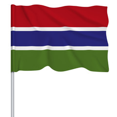 Flaggenserie-Westafrika_Gambia
