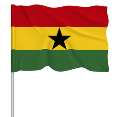 Flaggenserie-Westafrika_Ghana