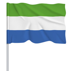 Flaggenserie-Westafrika_Sierra_Leone