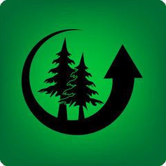 Obraz premium recycle forest