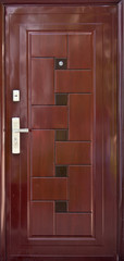 Retro-styled wooden door
