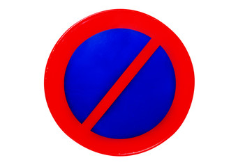 No parking sign