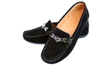 womanish comfortable shoes on a white background